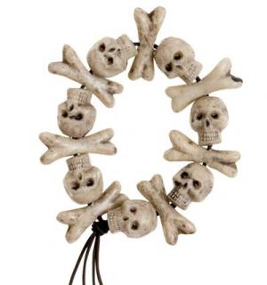 Bracelet os et crane cro-magnon