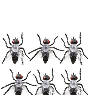 6 Mouches de 5,5 cm