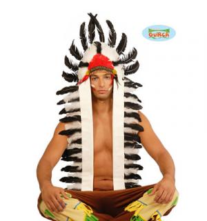 Grande coiffe chef indien