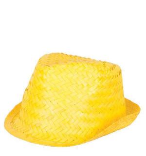 Chapeau borsalino paille jaune