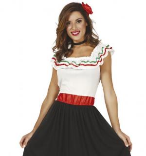 Robe mexicaine longue traditionnelle taille XL