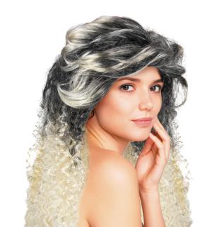 Perruque diva années 80