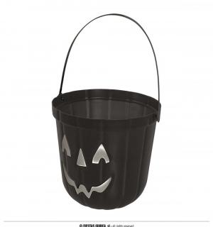 Seau citrouille noir