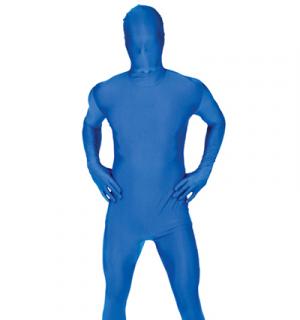 Seconde peau morphsuit bleue taille M/L