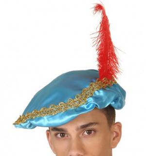 Coiffe de Prince bleue