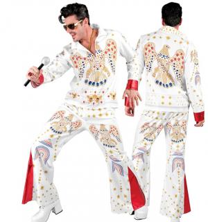 Déguisement Fast Costume Elvis roi du Rock'n Roll réaliste taille S