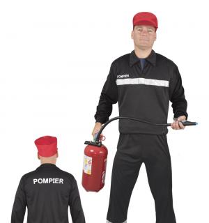 Pompier noir taille M/L
