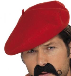 Beret basque rouge large