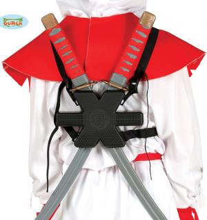 2 sabres Ninja samouraï avec support pour le dos