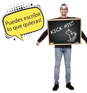 Poncho tableau noir personnalisable