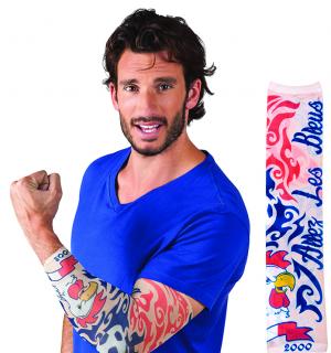 Manche Tatouée Allez Les Bleus