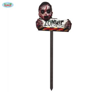 Panneau couleur zombie yeux lumineux