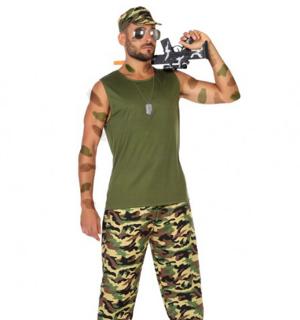 Tenue militaire soldat homme taille M/L