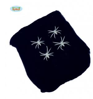 Toile d'araignée noire 60gr