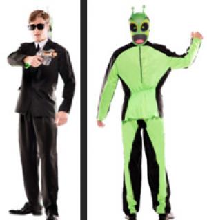Agent MIB et extraterrestre recto/verso S