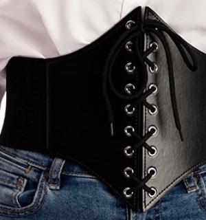 Ceinture corset noir