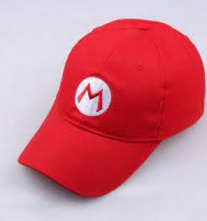 Casquette Mario type baseball brodée