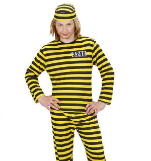 Prisonnier Bagnard jaune Dalton 8/10 ans