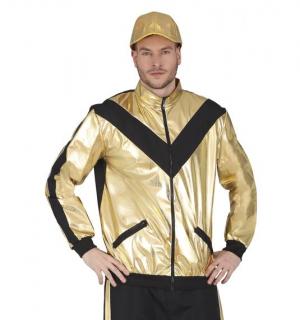 Jogging fashion bling-bling doré taille L