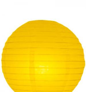 Boule chinoise jaune 50 cm