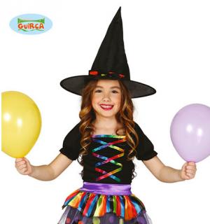 Sorciere multicolore taille 7/9 ans