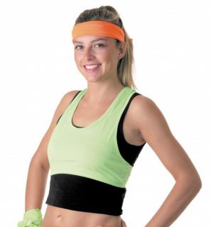 Mini short fluo orange