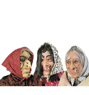 Masque souple sorcière avec foulard