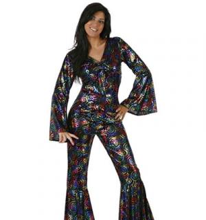 Combinaison disco laser femme Taille M/L