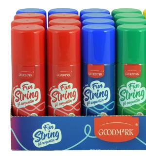 Lot de 336 bombes serpentins fil fou 4 couleurs