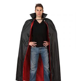 Cape vampire noir/rouge 143 cm