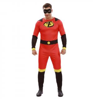 Super-héros famille indestructible rouge pour homme taille XL