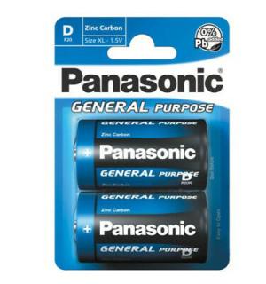 2 piles LR20 Panasonic