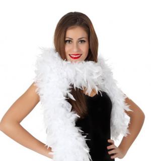 Boa en plumes blanc 100 grammes