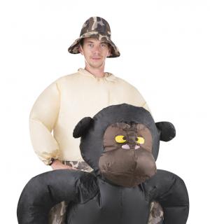 Explorateur sur gorille gonflable taille M/L