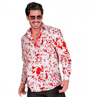 Chemise psychopathe ensanglantée taille XXL