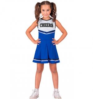 Cheerleader fille bleue taille 11/13 ans