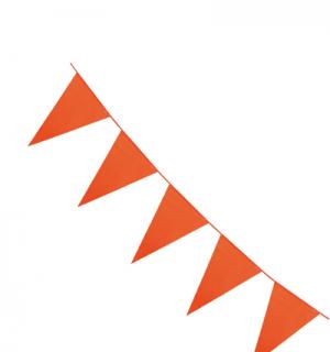 Guirlande fanions 10m orange