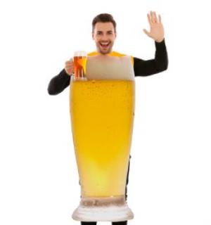 Poncho Chope de biere taille XL