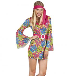 Robe hippie fleurs taille M