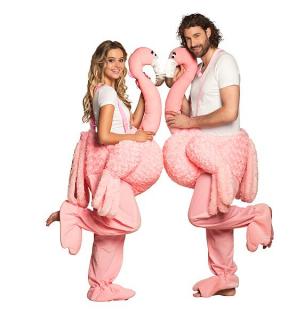 Carry me flamant rose Taille M/L