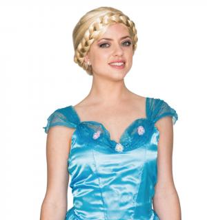 Perruque femme médiévale blonde tressée