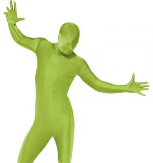Seconde peau morphsuit verte taille M/L