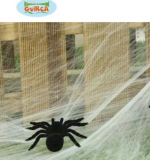 4 araignées 10cm plastique