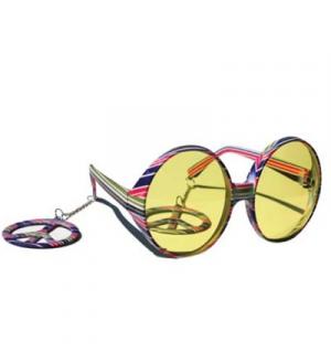 Lunettes hippie peace and love