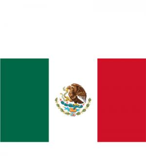 Pavillon Mexique 90x150 cm