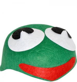 Coiffe de grenouille feutrine