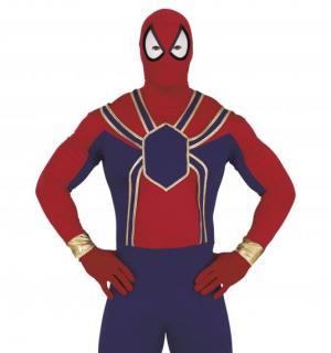 Spider Héros homme en spandex taille M/L