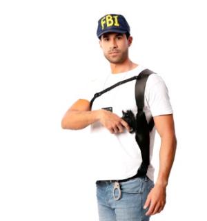 Holster d'épaule gangster ou policier
