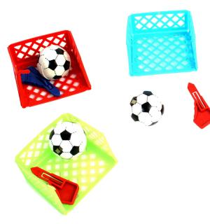 Jeu de foot cage 5x6cm avec lanceur (E2-5)