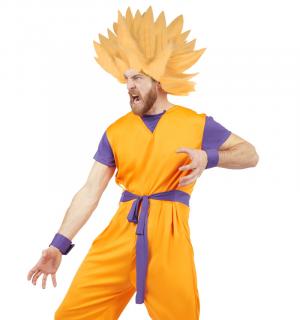 Manga orange et bleu taille M/L